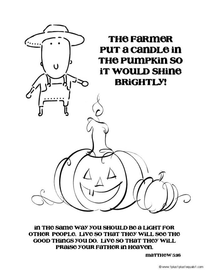 pumpkin patch parable coloring pages - photo #1